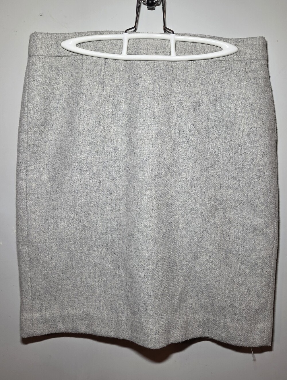 J.Crew Mercantile Wool Blend Pencil Skirt Gray Professional Career Size 8